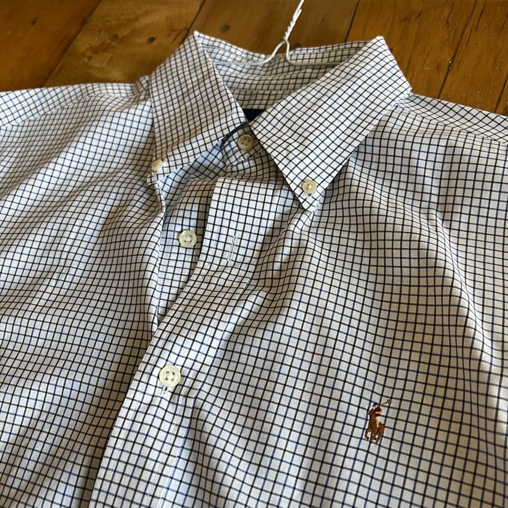 Ralph Lauren 15 1/2 32-33 Button-Down Dress Shirt